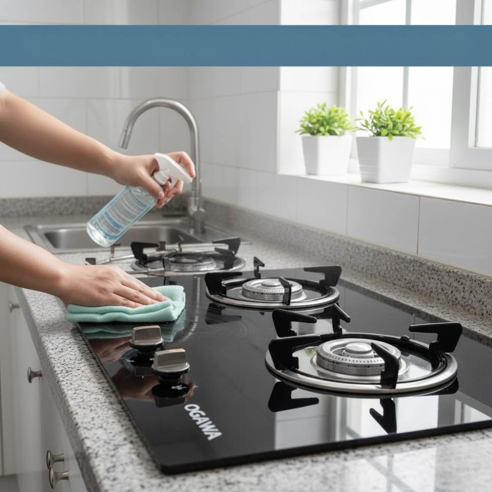 Vệ Sinh Bếp Gas OGAWA – Giữ Ngọn Lửa Sạch Cho Gian Bếp Hoàn Hảo